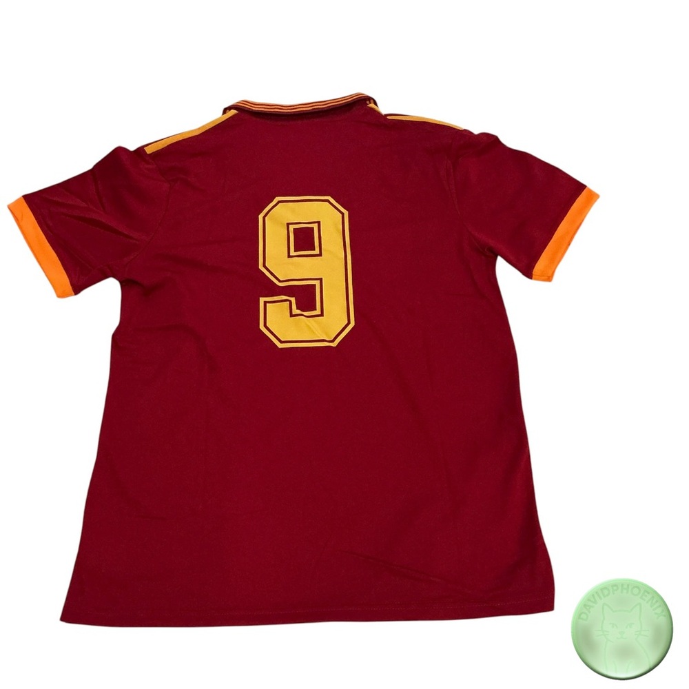 As Roma Adidas 1993 Barilla Home Jersey Abel Balbo # 9 Size XL - Picture 3 of 13